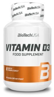BioTech Vitamin D 3, 50 мкг (2000 МЕ)