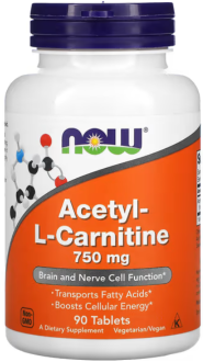 NOW Acetyl L Carnitine 750 mg