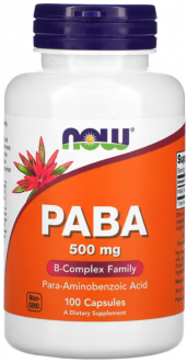 NOW PABA 500 mg