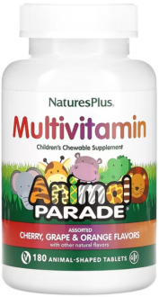 Детские витамины Nature's Plus, Animal Parade, Children's Chewable Multi-Vitamin & Mineral
