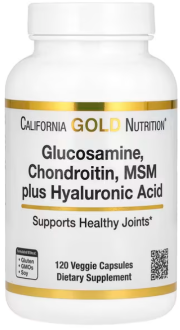 Glucosamine, Chondroitin, MSM Plus Hyaluronic Acid, California Gold Nutrition