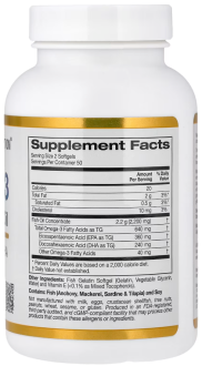 Omega-3 Premium Fish Oil от California Gold Nutrition