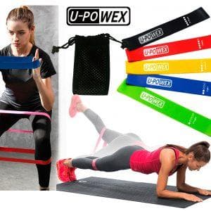 Фитнес резинки U-POWEX (комплект из 5 штук)