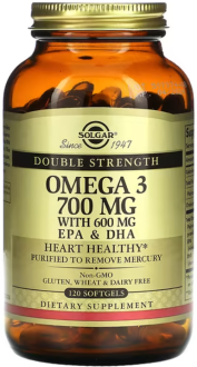 Рыбий жир Соглар, Омега 3 (Omega-3), Solgar, 700 мг