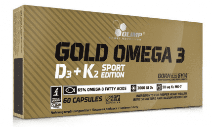 Olimp Gold Omega 3 D3+K2 sport edition
