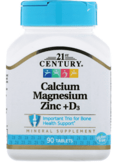 Calcium Magnesium Zinc + D3 от 21st Century