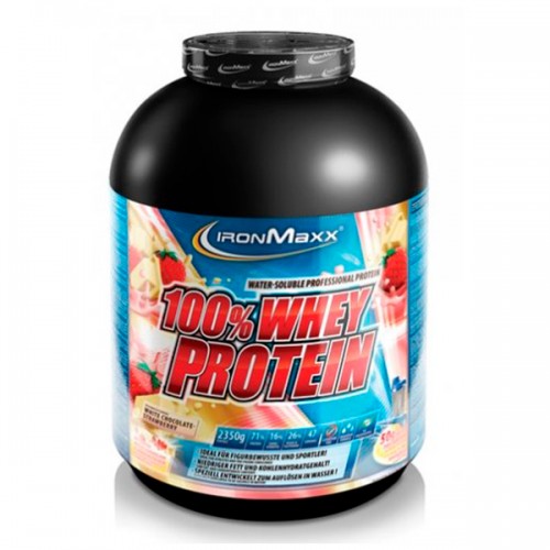 100% Whey Protein - 2350 г (банка) - Клубника