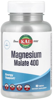 Магний малат, Magnesium Malate, KAL, 400 мг