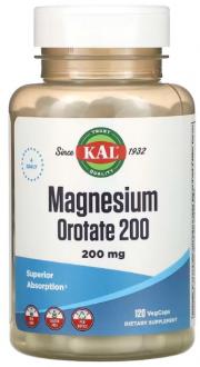 Оротат магния, Magnesium Orotate, KAL, 200 мг, 60 таб.