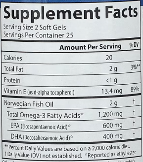 Рыбий жир, Carlson Labs, 1000 мг, 50 капсул