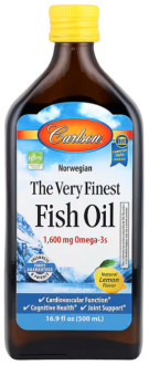 Рыбий жир, Carlson Labs, Лимон, 500 мл