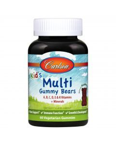 Мультивитамины для детей, Kid's Multi, Carlson Labs, вкус малины, 60 жевательных конфет