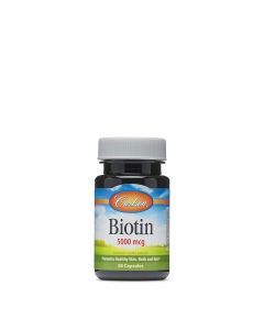 Биотин, Biotin, Carlson Labs, 5 мг, 50 капсул