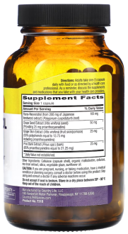 Ресвератрол (Resveratrol), Country Life, 120 капсул