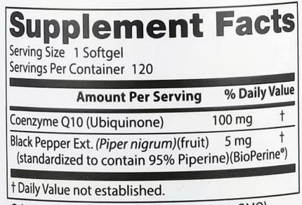 Коэнзим Q10, Doctor's Best, 100 мг, 120 жидких капс.