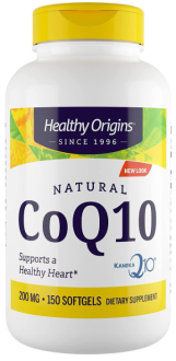 Коэнзим Q10, Healthy Origins, Kaneka Q10 (CoQ10), 200 мг, 150 капсул