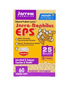 Пробиотики (дофилус), Jarro-Dophilus EPS, Jarrow Formulas, 60 капсул