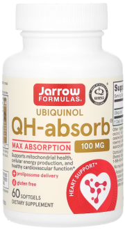 Убихинол (Ubiquinol QH-Absorb), Jarrow Formulas, 100 мг, 60 капсул