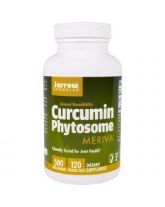 Фитосомы куркумина, Curcumin Phytosome, Jarrow Formulas, 500 мг, 120 капсул