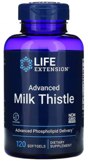 Расторопша, Milk Thistle, Life Extension, 120 капсул