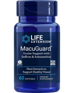 Здоровье глаз: комплекс с астаксантином, Ocular Support, Life Extension, 60 капсул