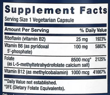 Резистентность гомоцистеина, Homocysteine Resist, Life Extension, 60 капсул