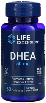 ДГЭА (дегидроэпиандростерон), Life Extension, 60 капсул