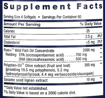 Омега-3, Super Omega-3, Life Extension, 240 капсул