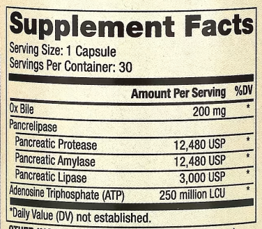 Ферменты желчного пузыря, Gallbladder Enzymes, Dr. Mercola, 30 капсул