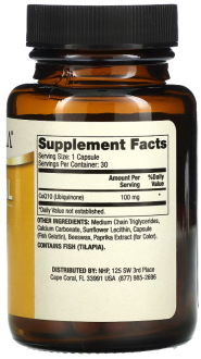 Коэнзим липосомальный Q10, Liposoma CoQ10, Dr. Mercola, 100 мг, 30 капсул