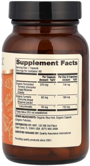 Куркума ферментированная, Fermented Turmeric, Dr. Mercola, 60 капсул