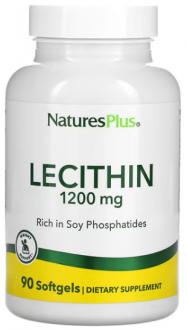 Лецитин, Nature's Plus, 1200 мг, 90 капсул
