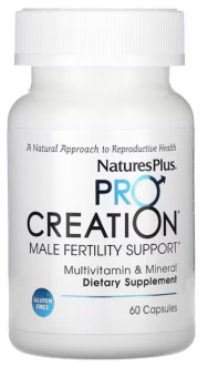 Репродуктивное здоровье мужчин, Procreation Male, Nature's Plus, 60 капсул
