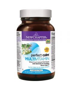 Мультивитамины для женщин и мужчин, Perfect Calm - Daily Multivitamin, New Chapter, 72 таблетки