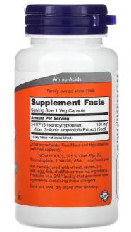 5-HTP, 5-гидрокситриптофан, Now Foods, 100 мг