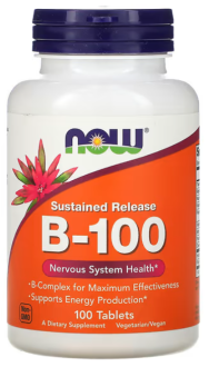 В комплекс, B-100, Now Foods, 100 таблеток