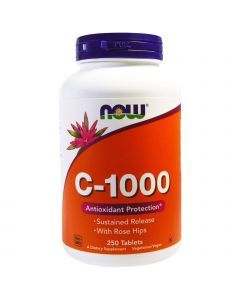 Витамин С-1000, Now Foods, 250 таблеток