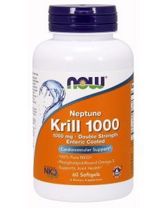 Масло криля, Krill, Now Foods, 1000 мг, 60 капсул