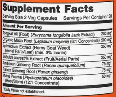 Репродуктивное здоровье мужчин, TestoJack 200 Now Foods