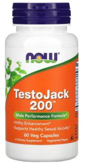 Репродуктивное здоровье мужчин, TestoJack 200 Now Foods