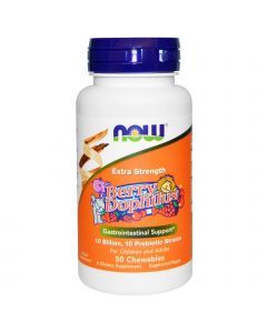 Пробиотики (дофилус) вкус ягод, Berry Dophilus, Now Foods, 50 табл.
