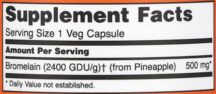 Бромелайн, Bromelain, Now Foods, 500 мг, 120 капсул