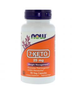 7 кето Дегидроэпиандростерон, 7-KETO, Now Foods, 25 мг, 90 капс.