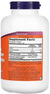 Глюкозамин и хондроитин, Glucosamine & Chondroitin, Now Foods, 240 таблеток.