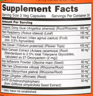 Менопауза, Menopause Support, Now Foods, смесь трав, 90 капсул
