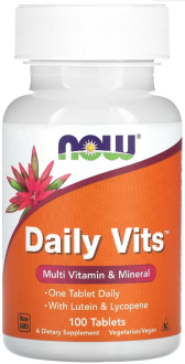 Мультивитамины (Daily Vits), Now Foods, 100 таблеток