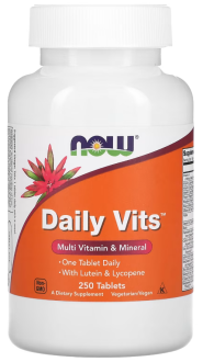 Мультивитамины (Daily Vits), Now Foods, 250 таблеток