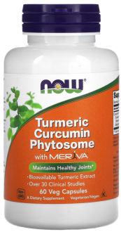 Куркумин, Curcumin, Now Foods, 60 капсул