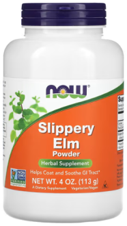 Скользкий вяз (Slippery Elm), Now Foods, порошок, 113 г.