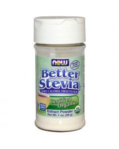 Стевия (экстракт), Better Stevia, Now Foods, органик, 28 г